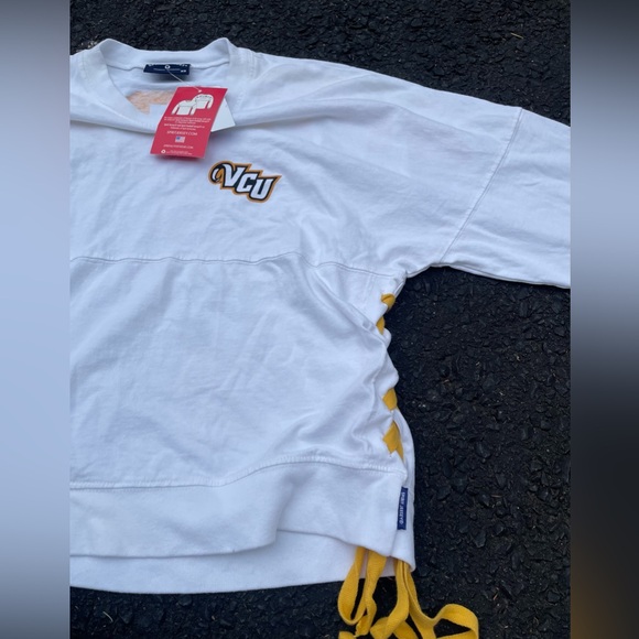 Virginia Commonwealth University VCU Rams Sport Jersey Spellout Shirt NWT XS - Picture 4 of 8